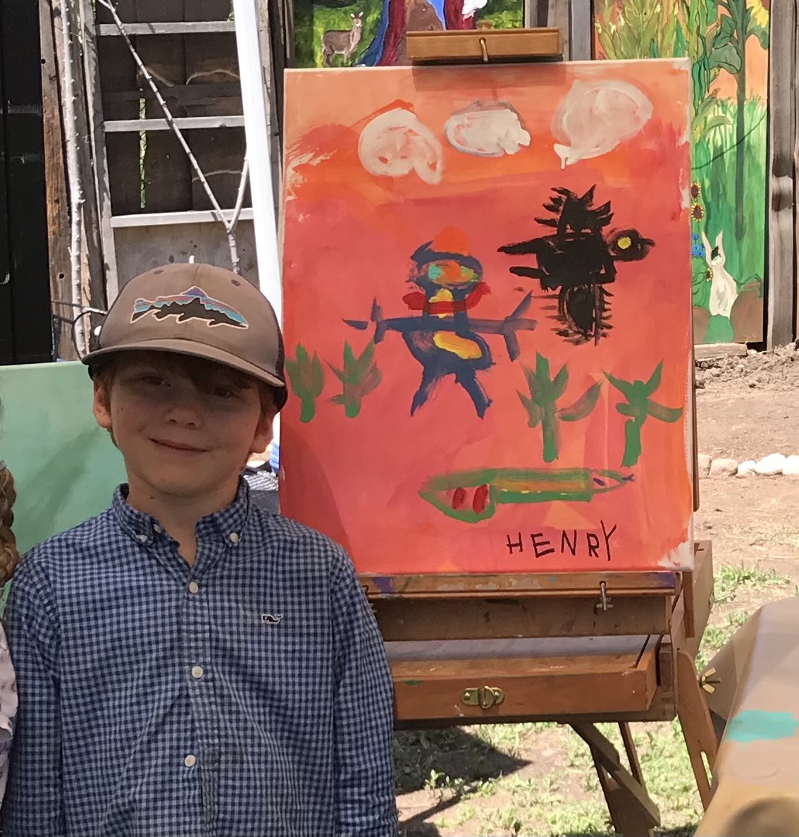 Painting the scare crow