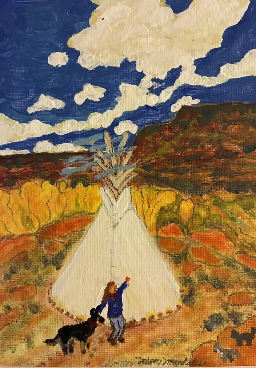 Painting at Esperanza Farm